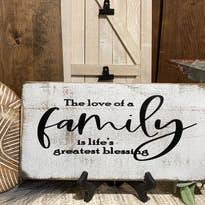 DE LIEFDE VAN EEN FAMILIE voor wholesale door Dudley's Cottage & Gifts