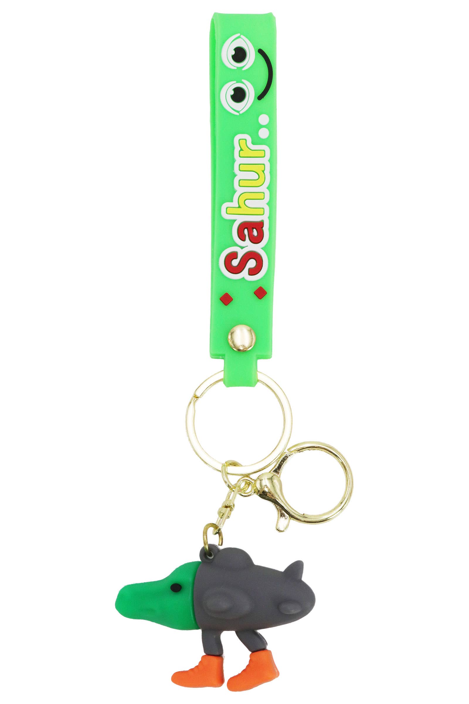 ASSORTEREDE Italiensk hjerneforrådnelse meme 3D silica nøglering for engroshandel på Faire13