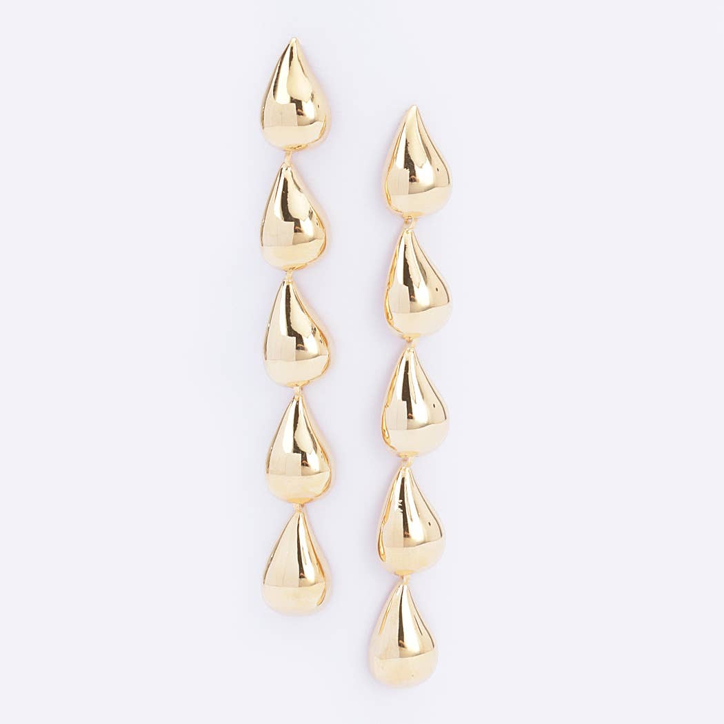 GD  Multi Tear Drop Earring for wholesale on Faire0