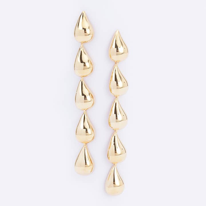 GD Multi Tear Drop Earring for wholesale on Faire