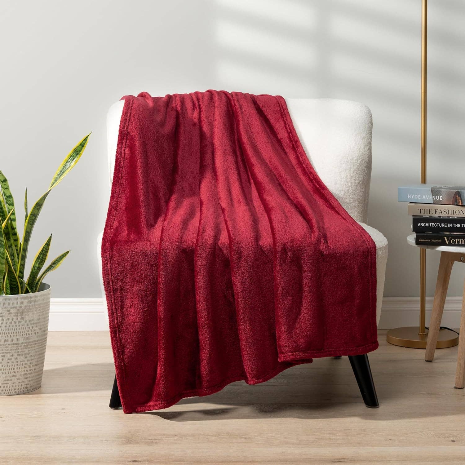 home mart goods - Wholesale Throw Blanket - 50"x60" Burgundy Soft Warm Cozy Bed Throw Blanket3