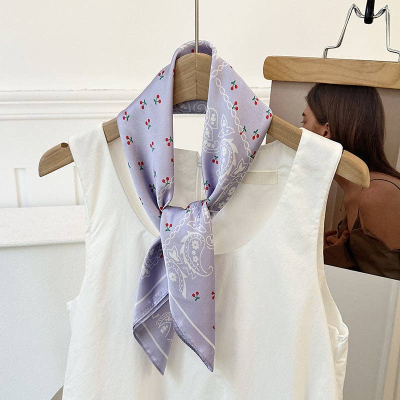 VividLux – wholesale Scarf – Women's – Neck Tie Square Scarf _AL-93114815