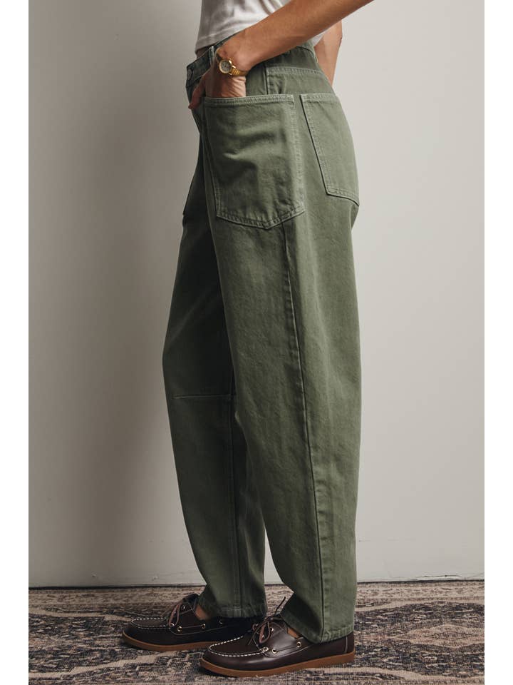 Forte - Wholesale Jeans - Women's - High Rise Barrel Utility Jeans FP0004 4