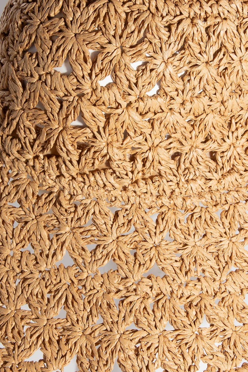 Collections by Fame Accessories - Vendita all'ingrosso Cappello da pescatore - Donna - Cappello a Secchiello Intrecciato in Paglia Complessa1