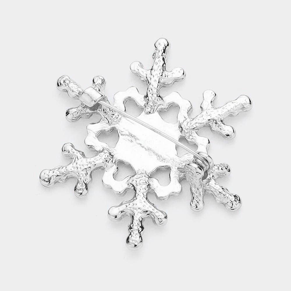 Sensibling Corp. - Wholesale Brooch - Rhinestone Snowflake Pin Brooch3