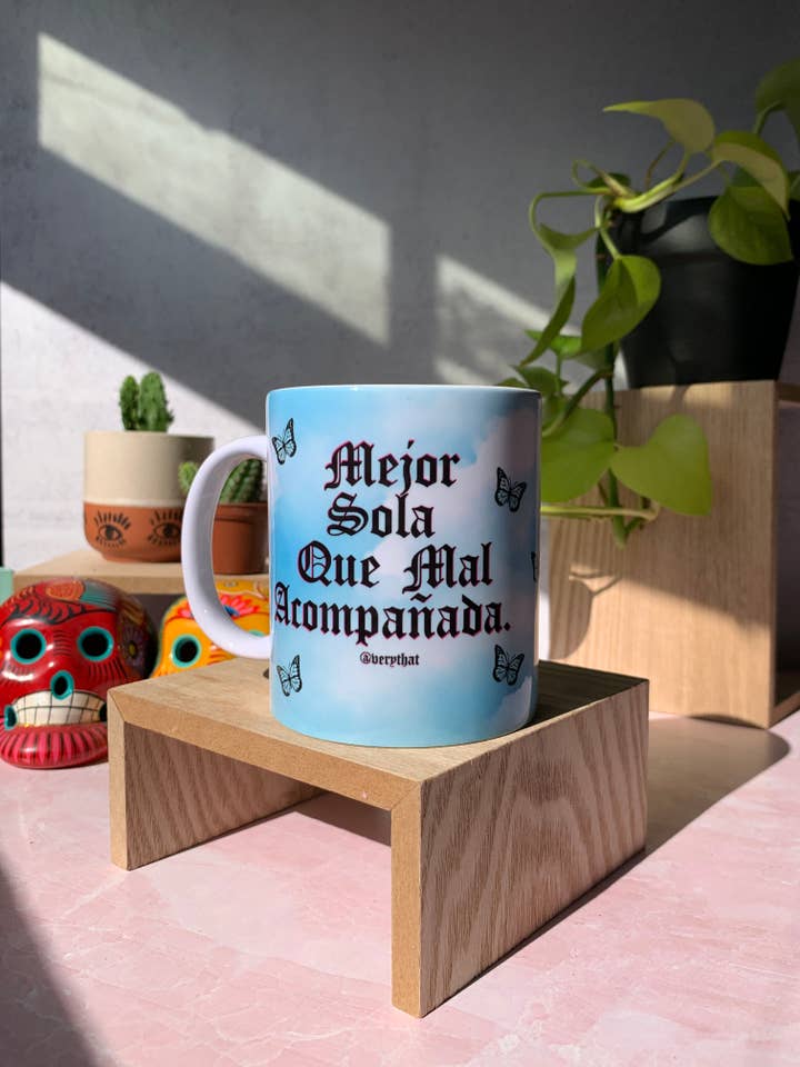 Mejor Sola Que Mal Acompañada Borboletas Nubladas | Colo Completo por atacado de Very That