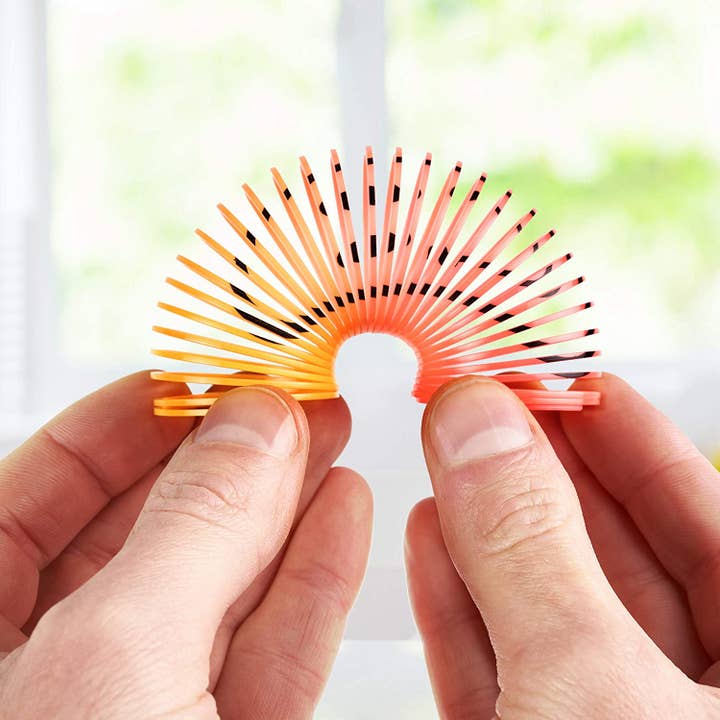 The Twiddlers - Wholesale Classic Toy - Kids - 96 Mini Spring Funky Multicoloured Toys1