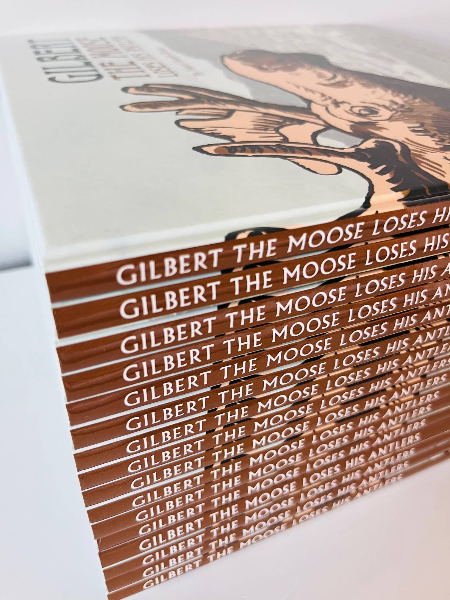 Gilbert The Moose - Rick Pieros Photography - Vendita all'ingrosso Preschool Book (3-5) - Gilbert the Moose Loses His Antlers - libro per bambini16