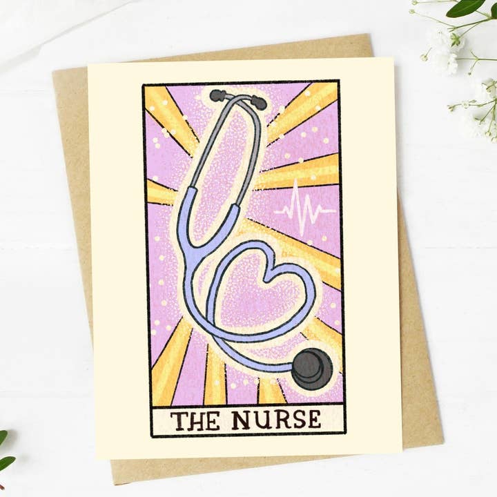 Big Moods - Wholesale Everyday Greeting Card - "The Nurse" Tarot Greeting Card