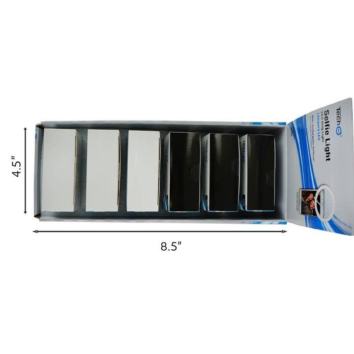 iTech361 - Wholesale Draagbare oplader - Selfie-licht voor iPhone en Android - doos van 246