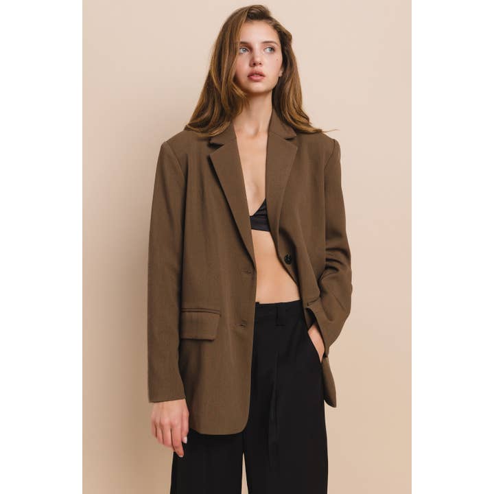 Honey Mango - Wholesale Jacket - Women's - Relaxed fit blazer13