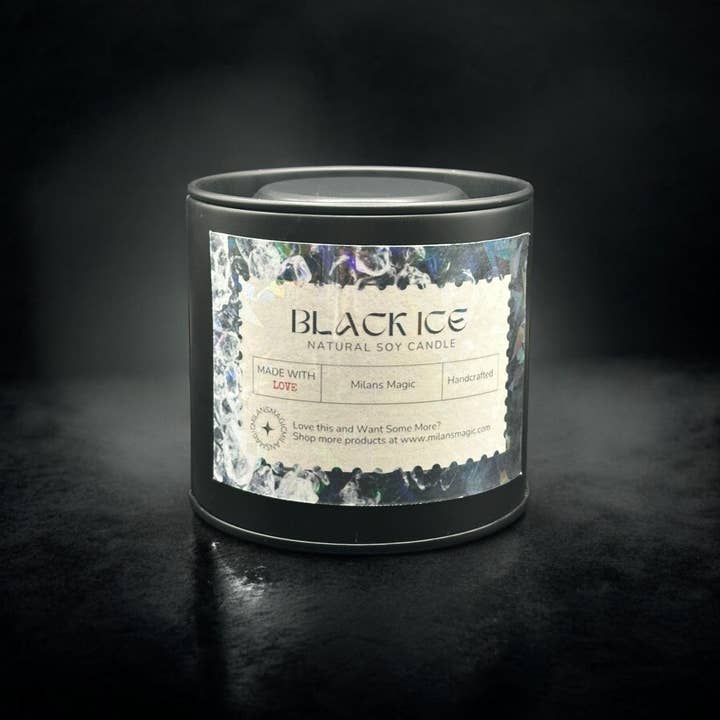 Milans Magic - Wholesale Jar/Filled Candle - Black Ice Candle