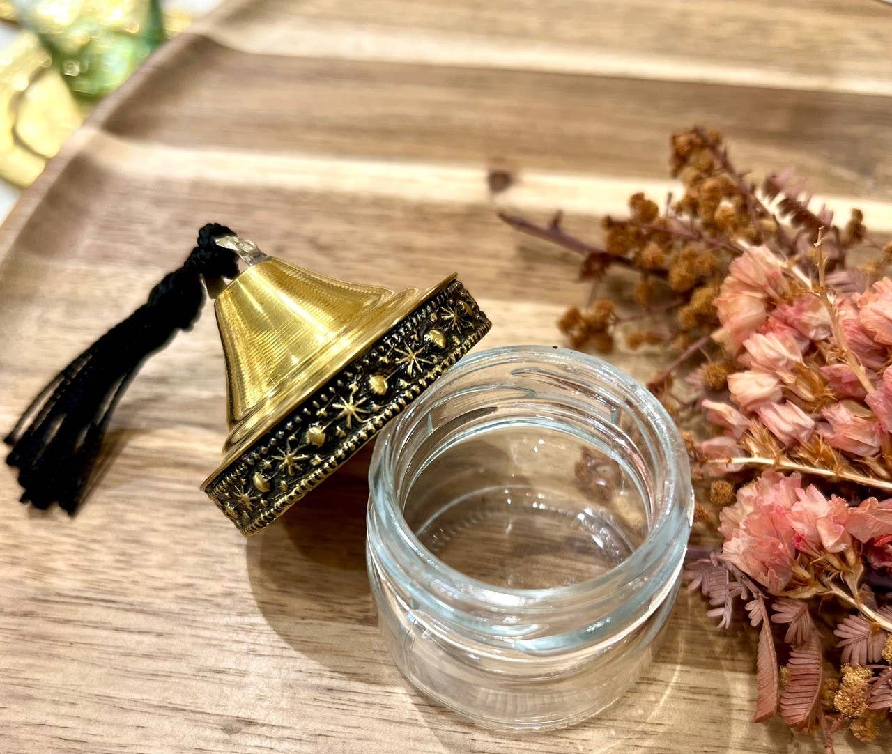 High crafty - Vendita all'ingrosso Barattoli decorativi - Bottiglia Piccola Marocchina – Vetro Riciclato Fatto a Mano3