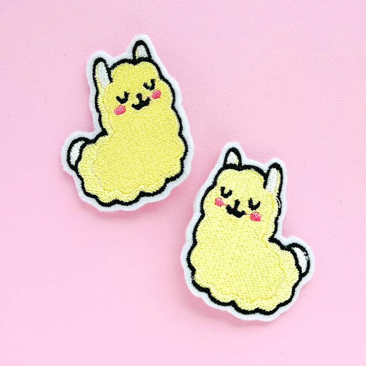 Ensemble de pinces à cheveux Kawaii Lama Alpaga Accessoires pour cheveux animaux pour la vente par Kawaii Hair Candy