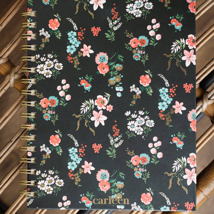 Carleen Creative - Wholesale Notebook - Classic Lined Journal Notebook - Floral Print1