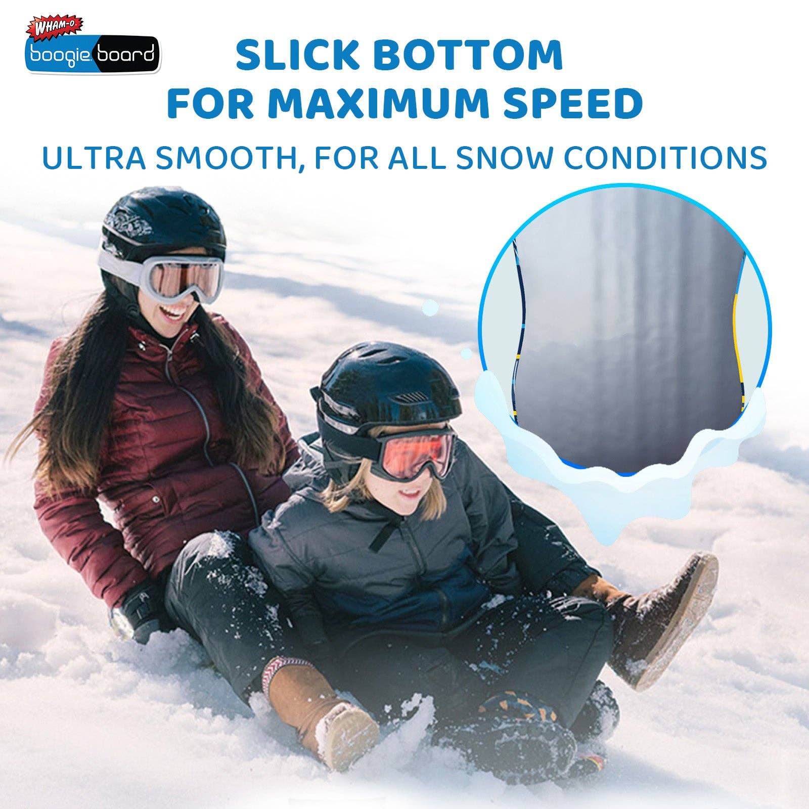 Sixale - Wholesale Sporting Accessories - Wham-O Snowboogie Air Thunder 40" Single Rider Snow Sled (Square)19