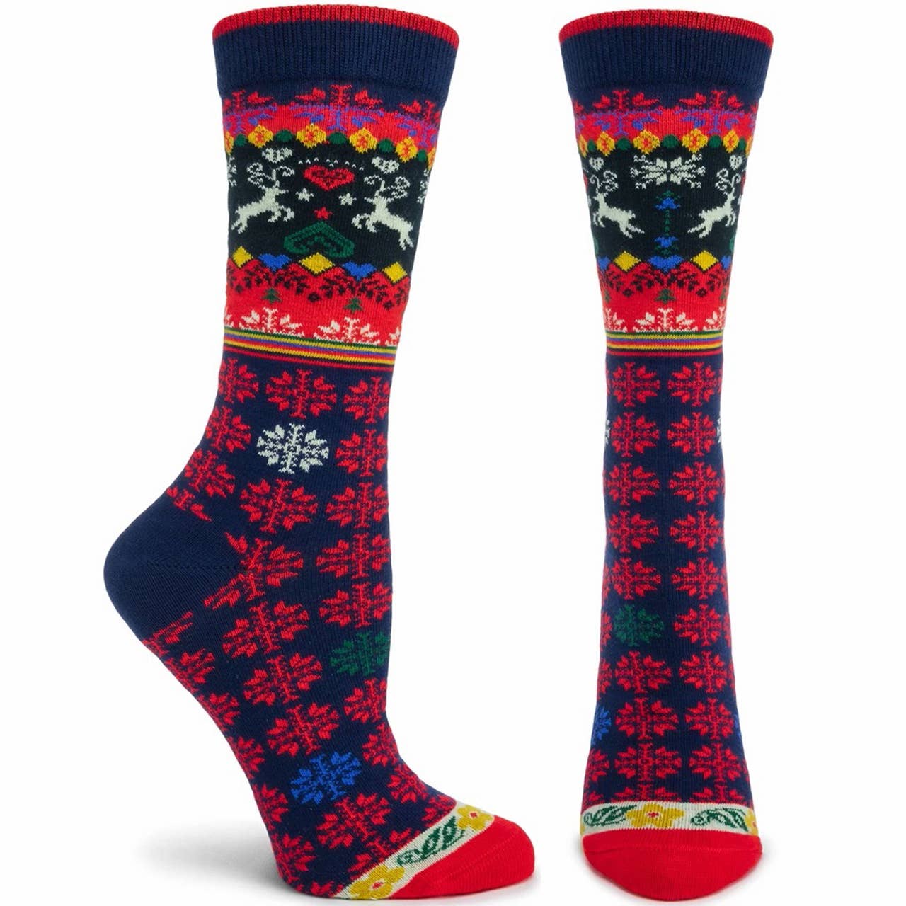 Scandinavian Specialties - Wholesale Socks - Women's - Ozone Renne Holiday Socks0