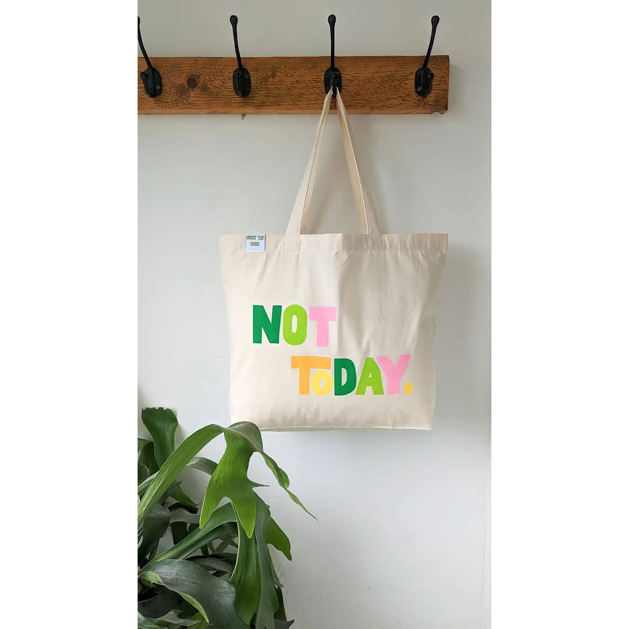 The Not Today Tote Bag for wholesale by What Ted Wore
