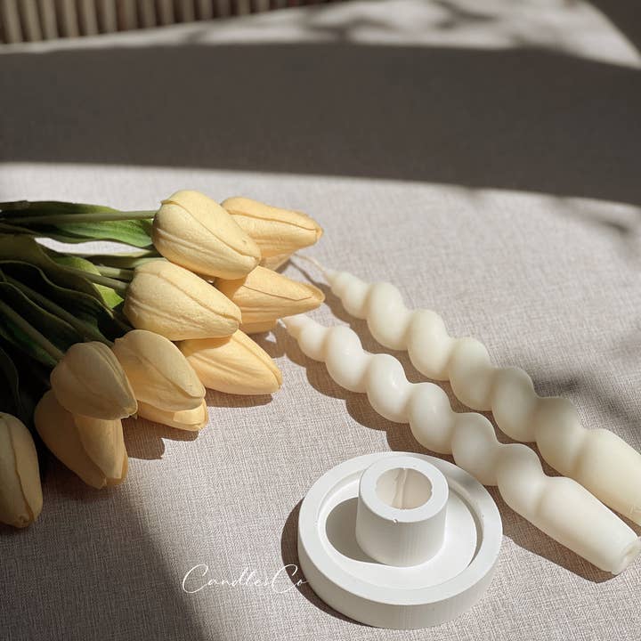 CandlesCo Australia - Wholesale Candle holder - Round Candlestick Holder2