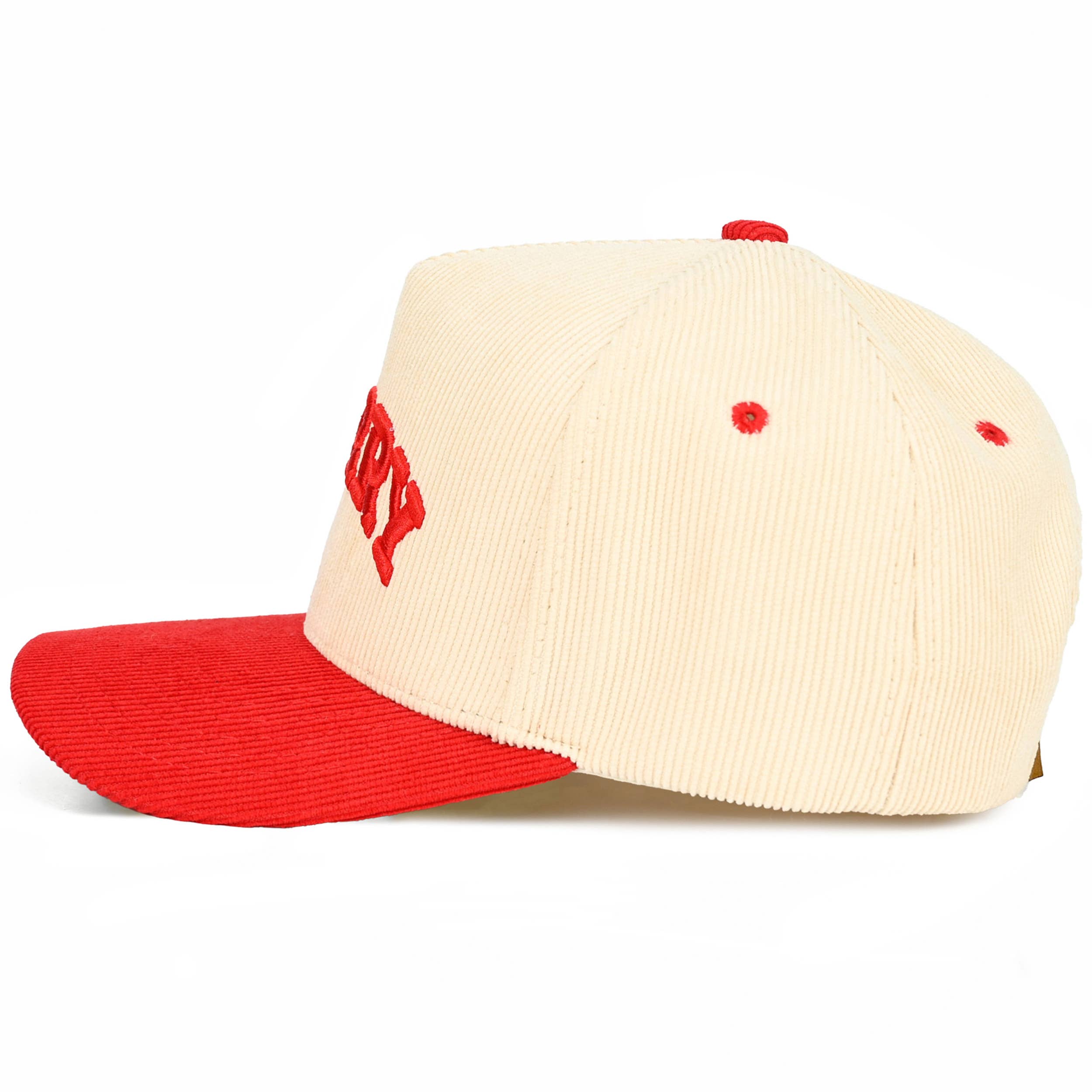 Hana - Wholesale Truckerpet - Dames - C.C MERRY Vetgedrukte Letter Corduroy Trucker Cap10
