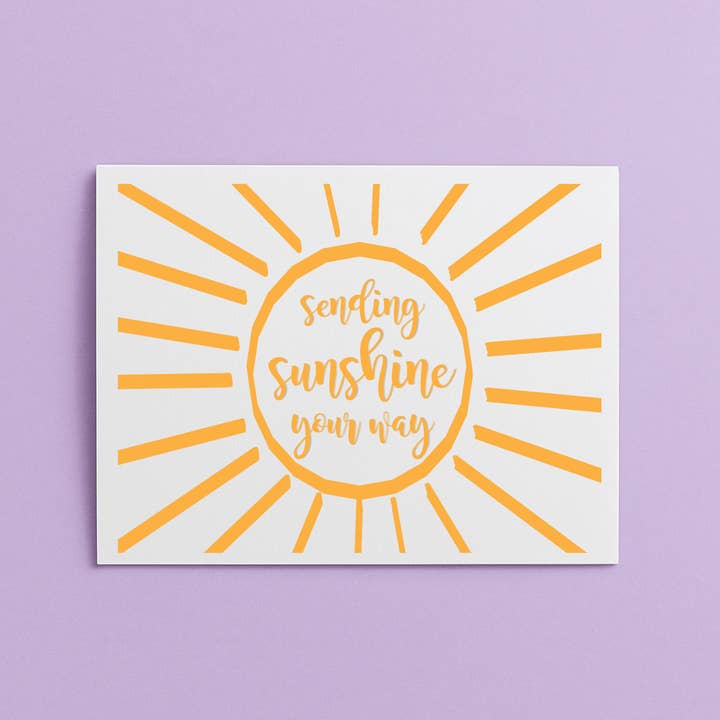 Envoyer une carte Sunshine Your Way pour la vente par Cards by Renee
