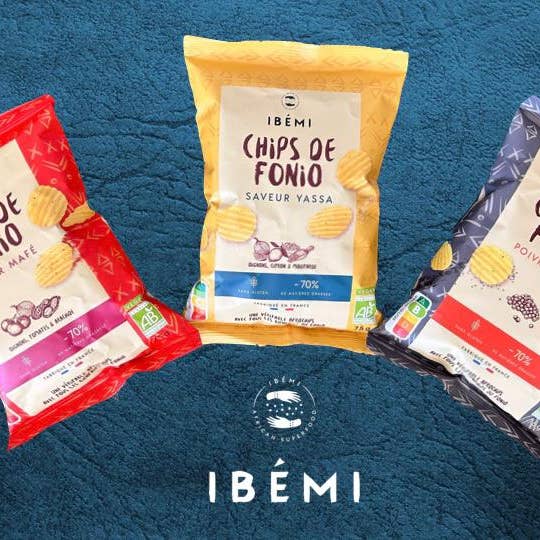 Set de chips de fonio ecológico Ibémi para venta al por mayor de Ibemi