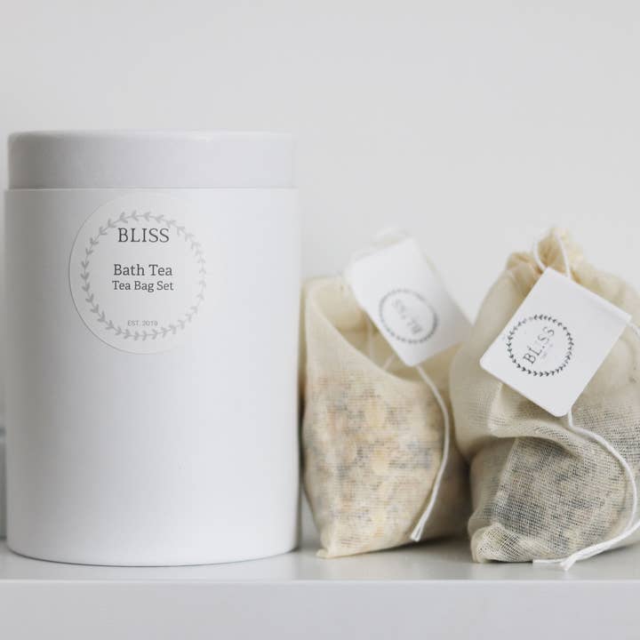 BLISS by Waddell & Co – Großhandel Bade- & Körperpflege-Set – Badetee (Teebeutel-Set) — Wildblume + Grüntee Kamille2