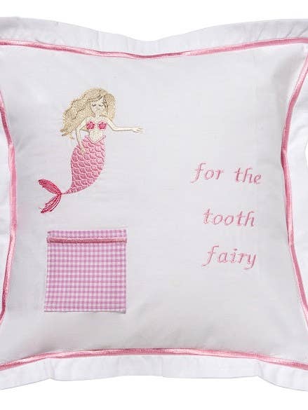 Tandenfee Kussenhoes, Zeemeermin (Roze) voor wholesale door Jacaranda Living