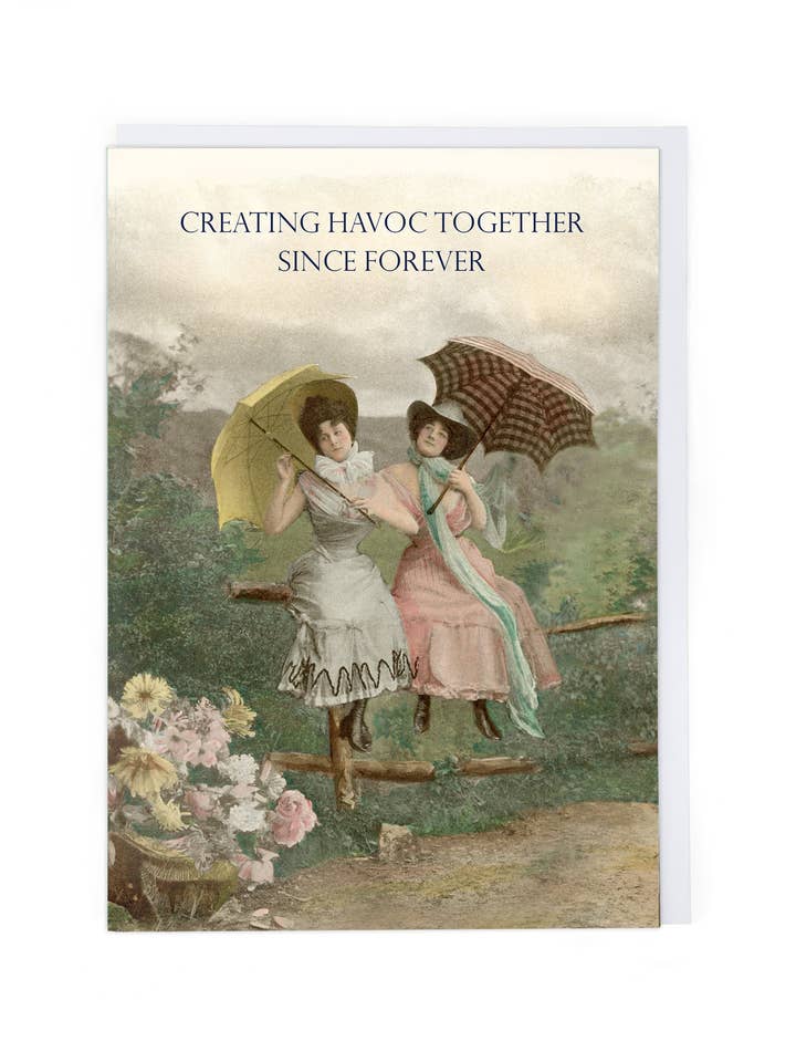 CREATING HAVOC for wholesale by Cath Tate Cards