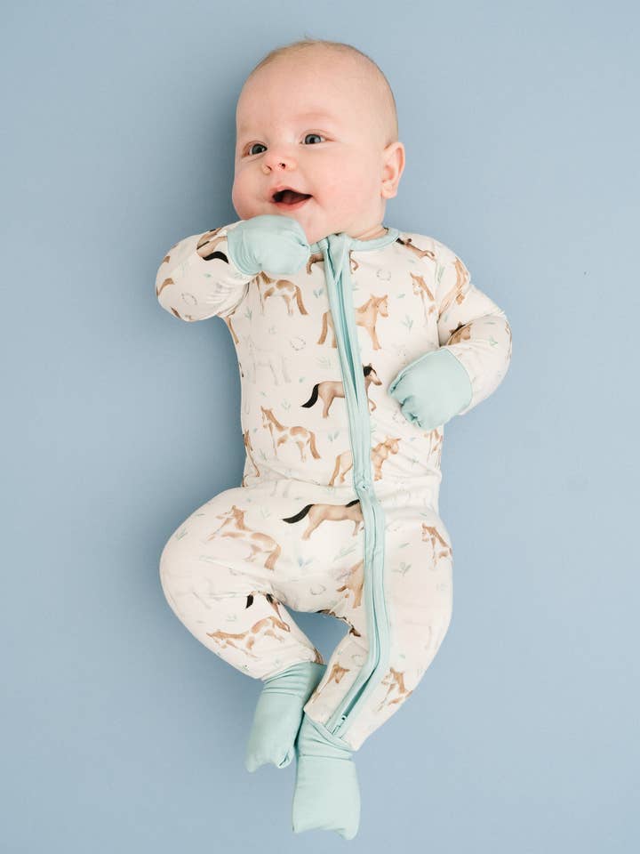 Little One Shop - Wholesale Clothing Set - Baby - Prairie Gallop Bamboo Sleeper