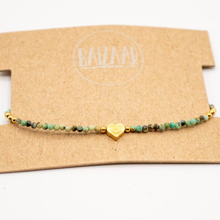 Beaded Heart Bracelet for wholesale by Baizaar