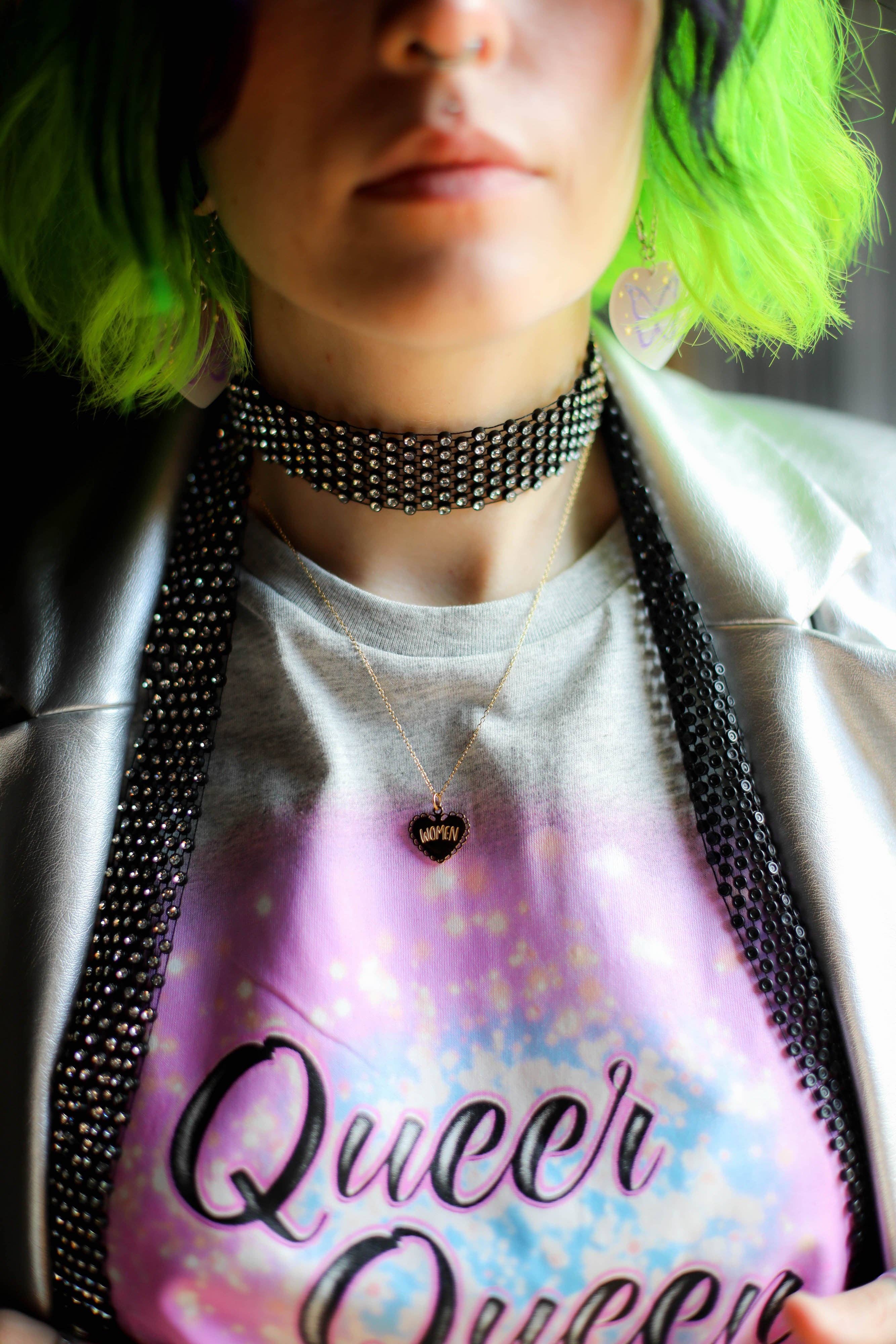 The Peach Fuzz – Großhandel Kette mit Anhänger/Charm – I Heart Damen-Halskette1