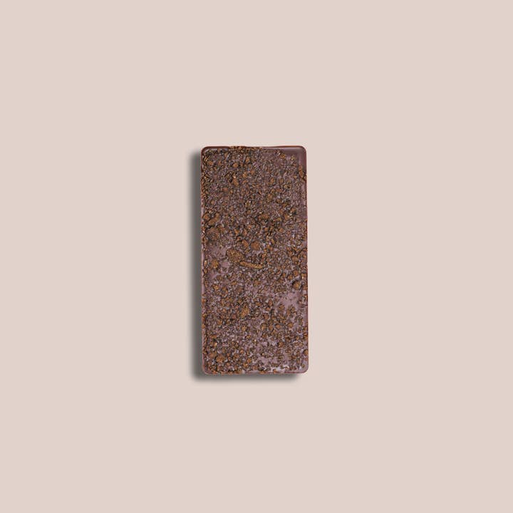 Crow & Moss Chocolate - Wholesale Chocolate Bar - Gingersnap Cookie + Oat Mylk Bar 40% - Case of 12
