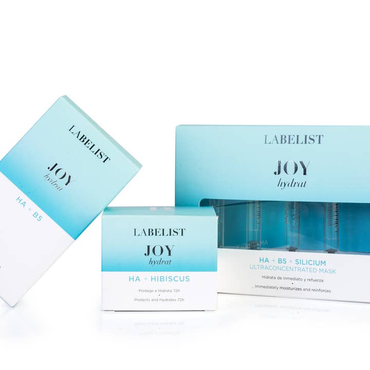 Labelist cosmetics - Vente Crème hydratante pour le visage - Crème hydratante visage JOY HIDRAT-HA + Hibiscus 72 h2