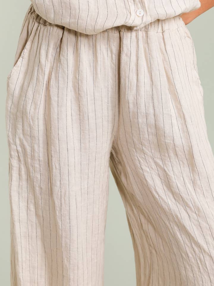 NAÏS PARIS - Vente Pantalon – femme - PANTALON RAYE LARGE 1