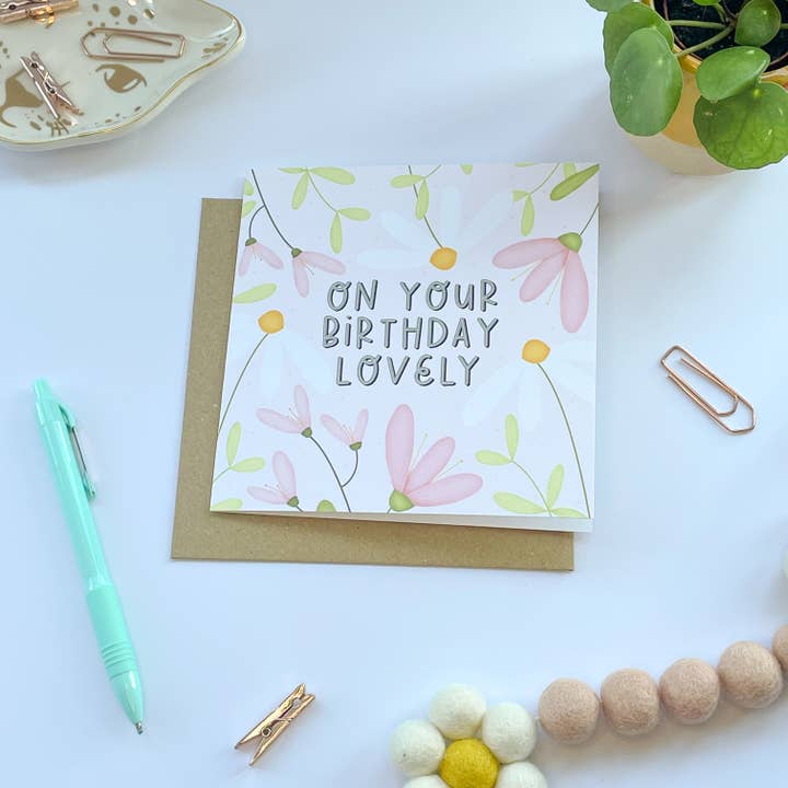 No seu aniversário lindo cartão por atacado de Collette Daisy Designs Co