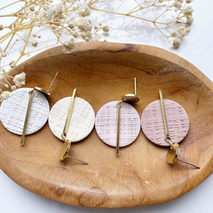 Modern Disc Oorbellen voor wholesale door S.I. Originals