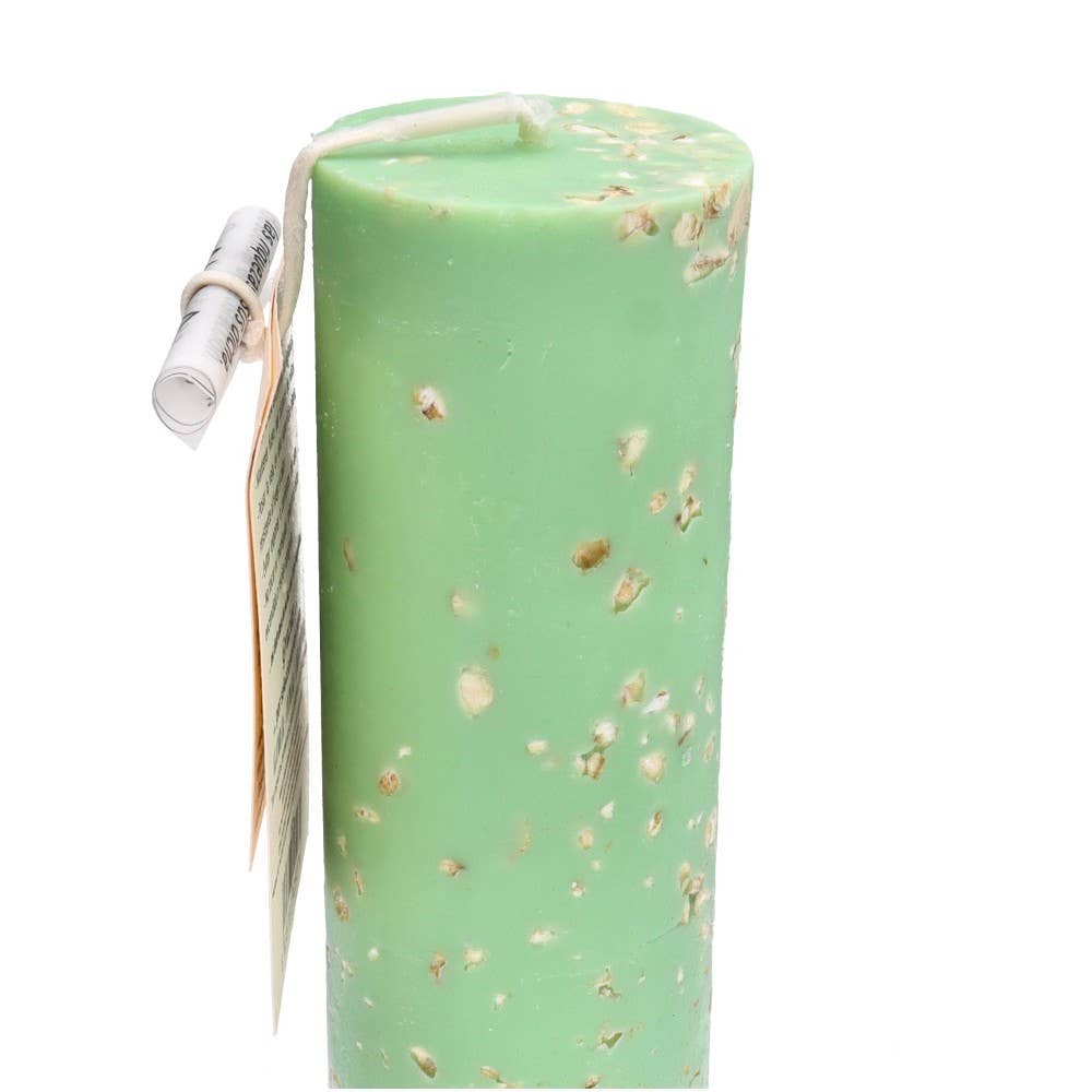 Vives de la Cortada S.L – Großhandel Stumpenkerze – Handgefertigte Kerze mit Hafer – Fortuna2