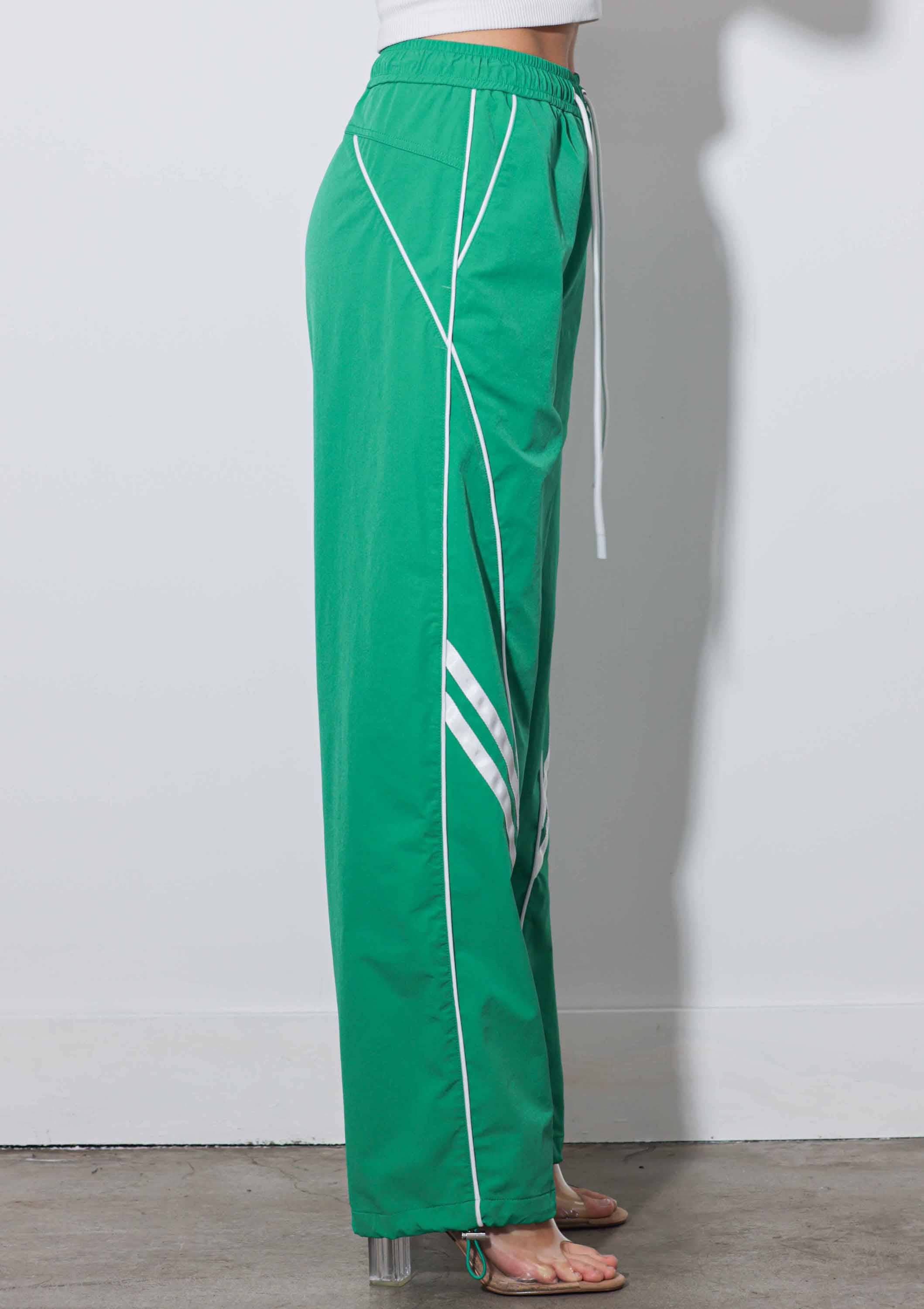 Green Baggy Track Pants for wholesale on Faire1