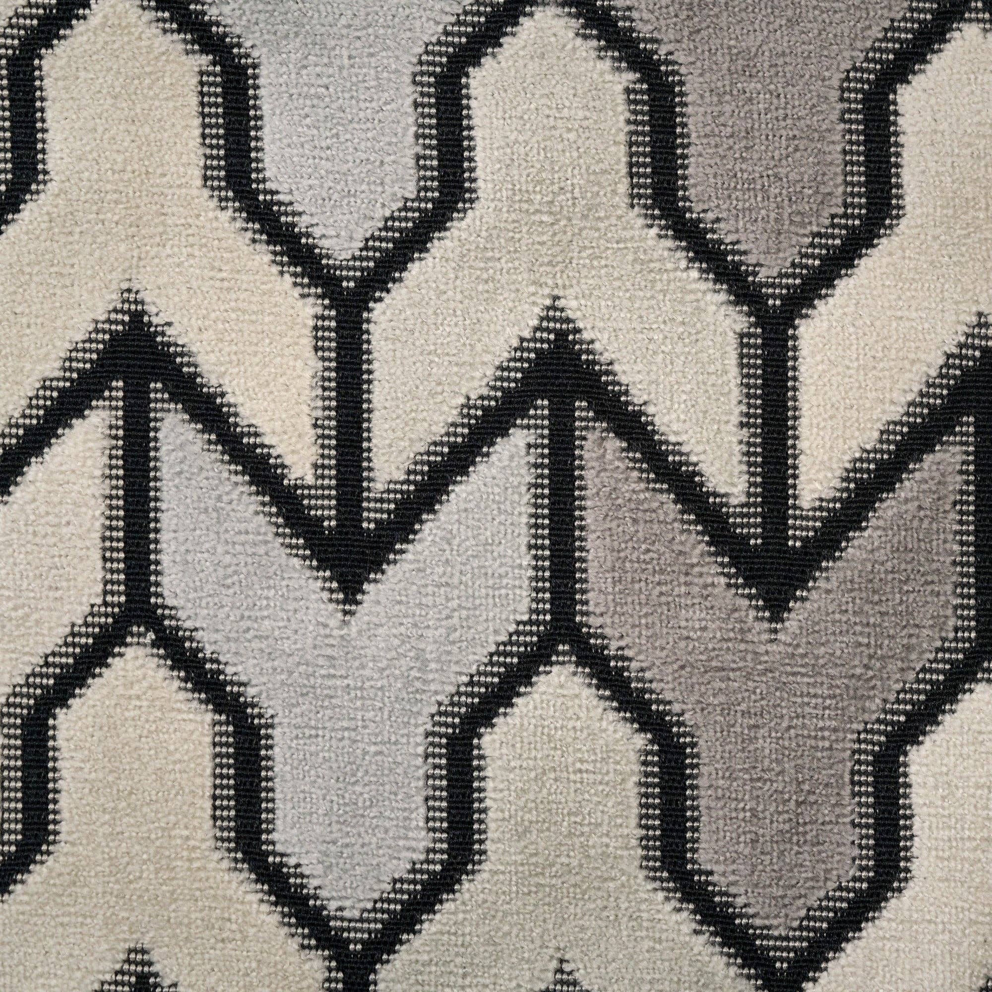 Top Fabric - Vendita all'ingrosso Tessuto - Jefferson - Rocket, tessuto da tappezzeria con motivi geometrici, in velluto tagliato e tessuto per tendaggi, prodotto da The Yard, disponibile in 11 colori1