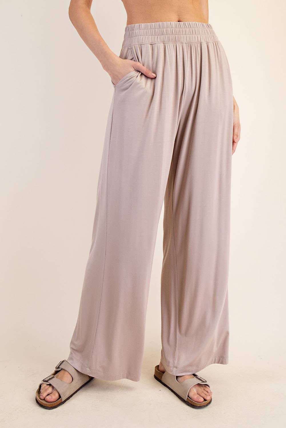 Rae Mode - Wholesale Pants - Women's - VISCOSE MODAL WIDE LEG PANT5