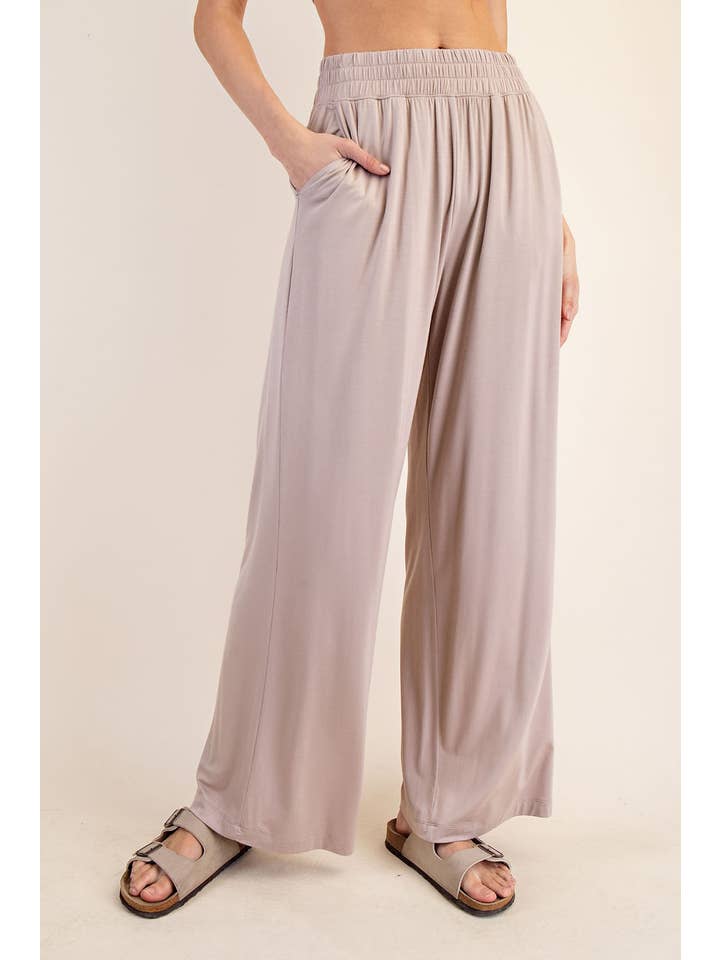 Rae Mode - Wholesale Pants - Women's - VISCOSE MODAL WIDE LEG PANT5