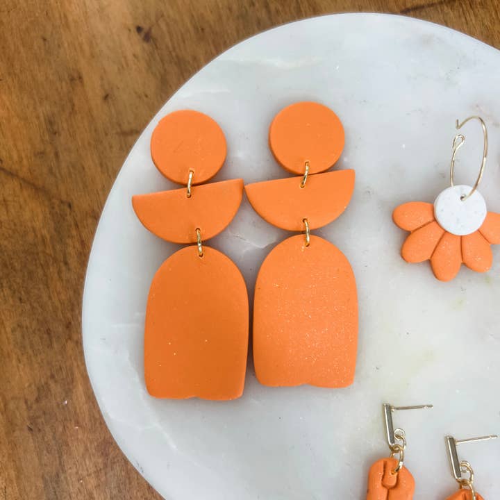 Tennessee Orange Statement Dangles for wholesale by abigailandi.co