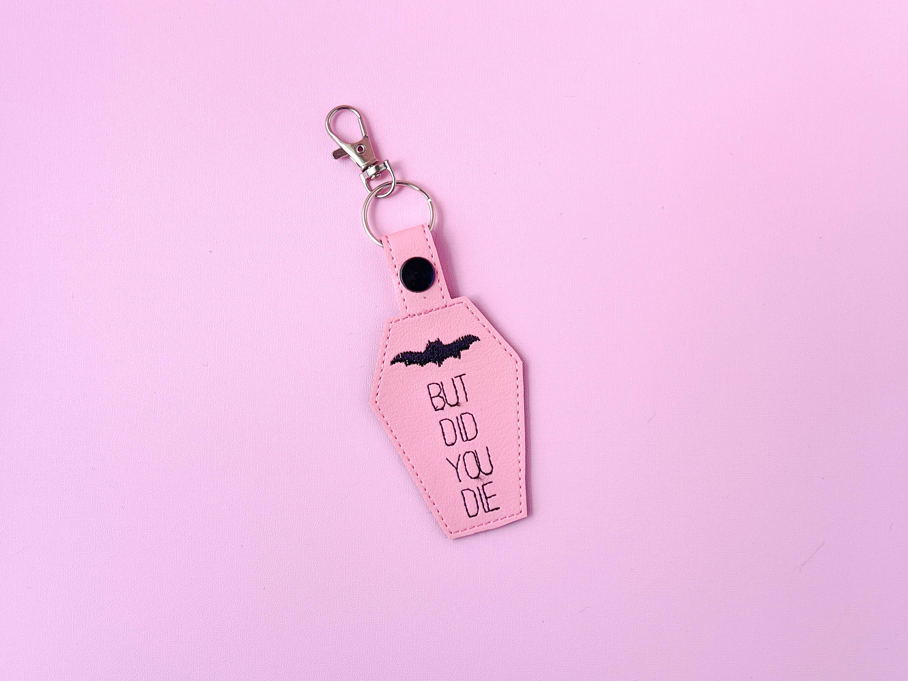 Kawaii Hair Candy - Wholesale Keychain - Unisex - But Did You Die Coffin Keychain Cute Spooky Bag Charm3