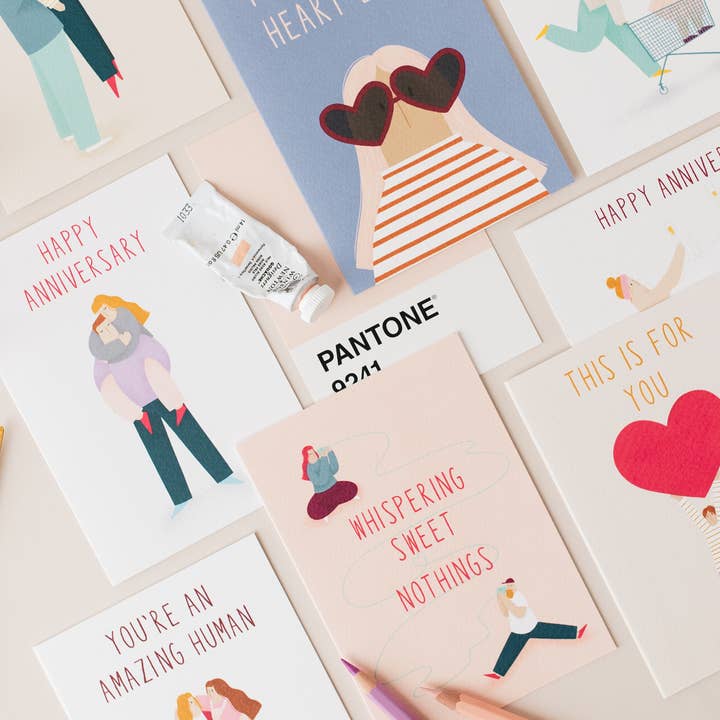 Elsa Rose Frere - Wholesale Love Card - Illustrated Love Card1