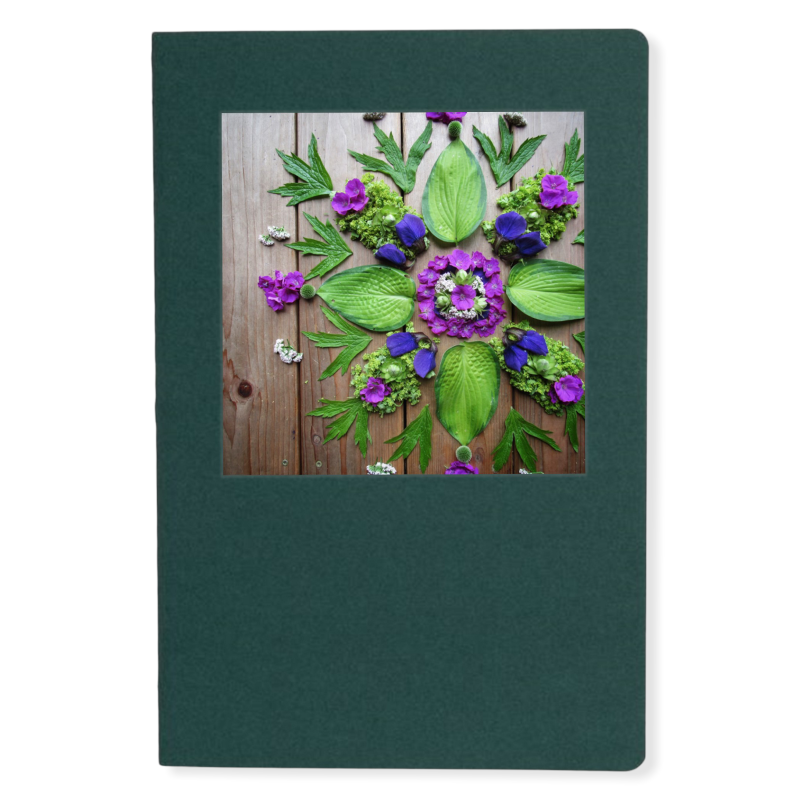 Nature Mandala Art - Wholesale Notebook - Nature / Flower Mandala LG Notebooks :: Blue Green Designs4