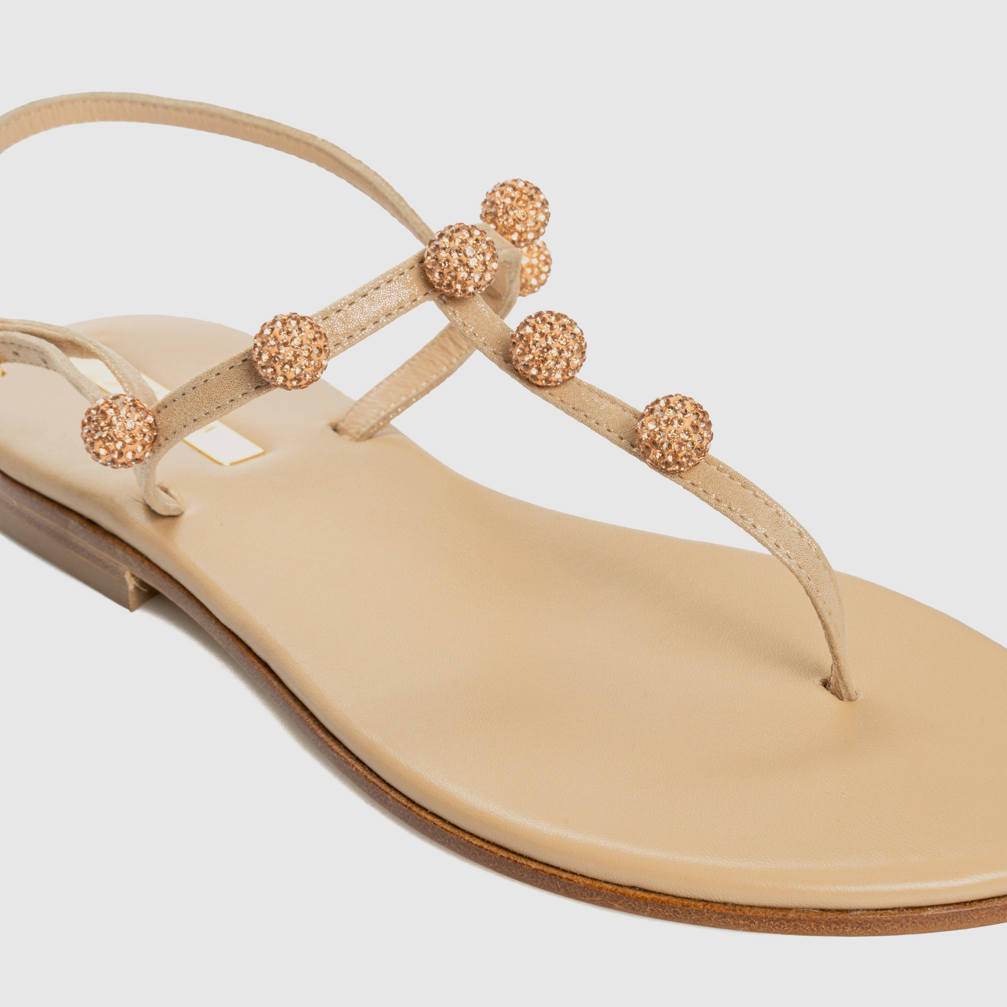 Paola Fiorenza Capri – wholesale Sandals – Women's – Atmosphere flip flop sandal in glitter suede11