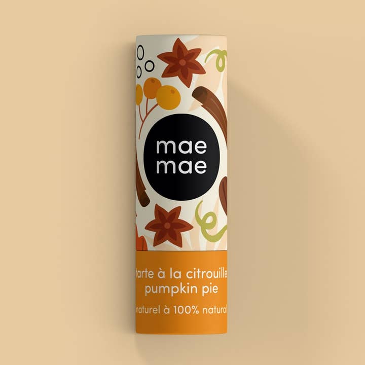 Baume à lèvres naturel à la citrouille pour la vente par Maemae Natural Products