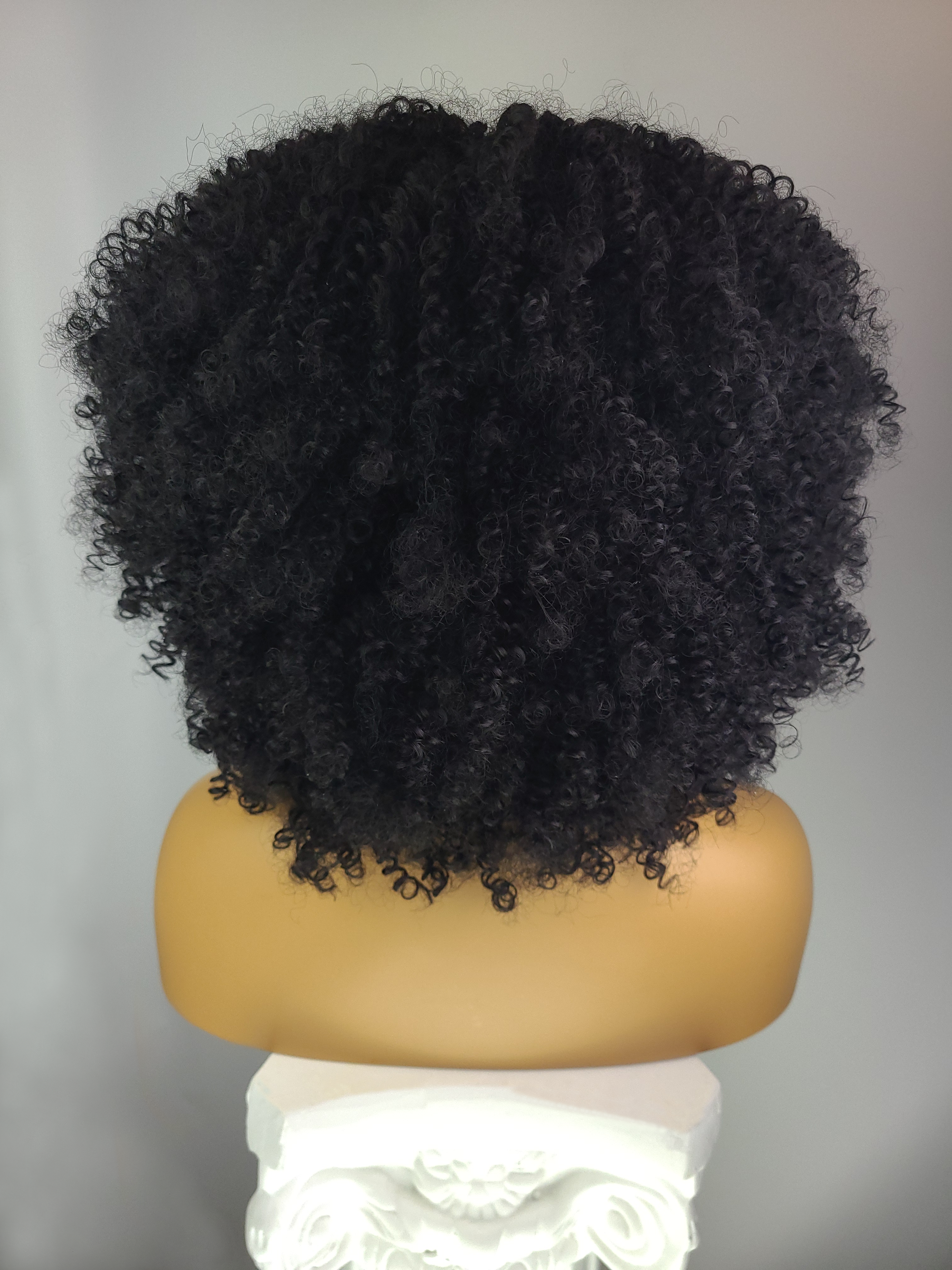 Celebrity Hair for Less - Wholesale Wig/Hair Piece - Afro Kinky Curly Wig with Afro Hairline, 14"2