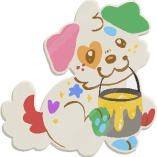 rainbeanie mini pins for wholesale by Hannimations